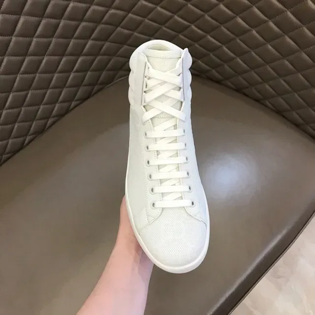 Gucci Ace High White Perforated Leather Lifestyle Sneakers 9