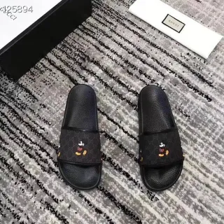 Gucci Disney Mickey Mouse GG Monogram 拖鞋