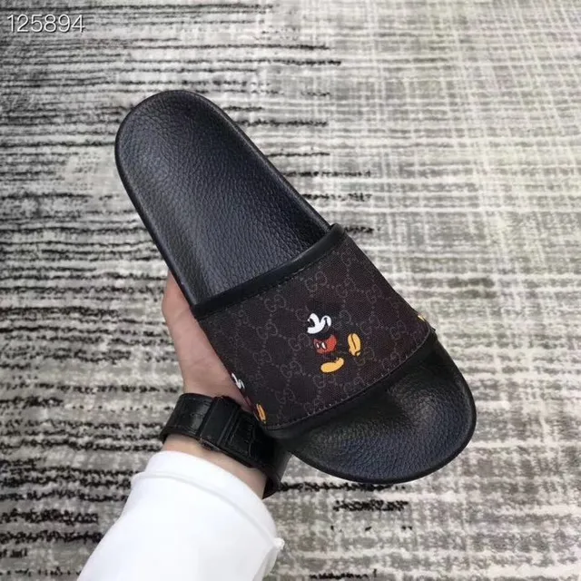 Gucci Disney Mickey Mouse GG Monogram Slipper 7