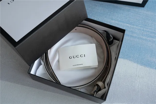 Gucci Double G Belt Off-White Leather Belt 3