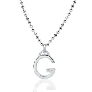 Gucci G-Logo Pendentif Chaîne à Boules Ton Argenté
