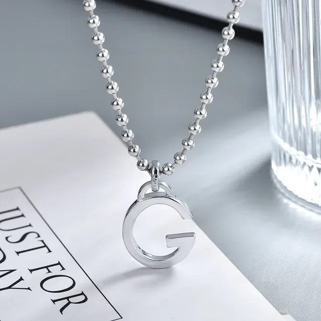 Gucci G-Logo Pendant Silver-Tone Ball Chain Necklace 5