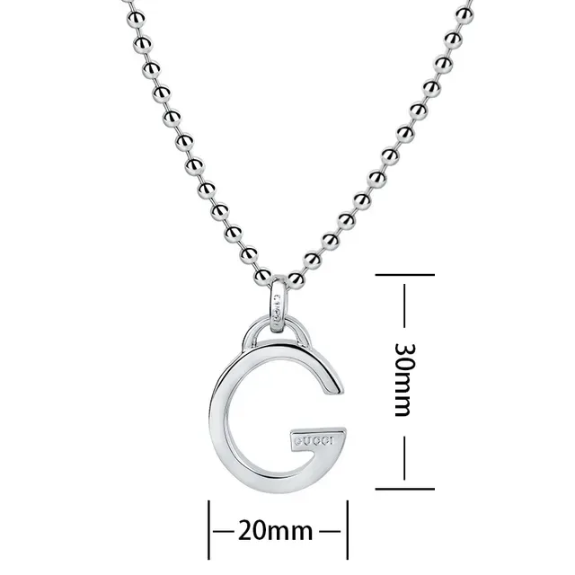 Gucci G-Logo Pendant Silver-Tone Ball Chain Necklace 6