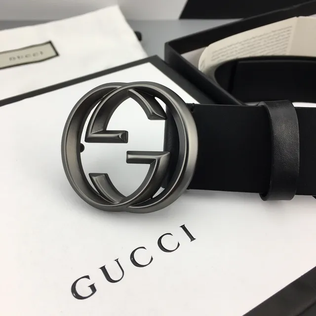 Gucci GG Marmont Black Leather Belt 3