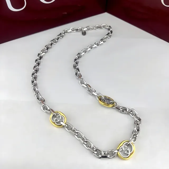 سوار Gucci GG Marmont ذهبي التدرج Interlocking GG 3