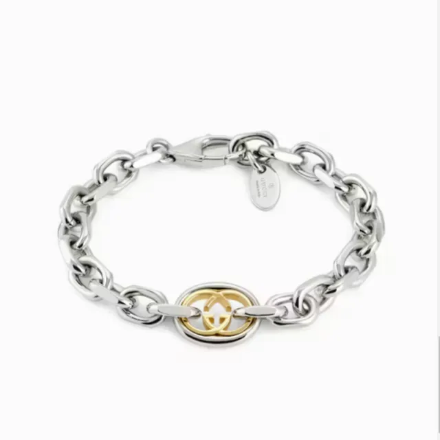 سوار Gucci GG Marmont ذهبي التدرج Interlocking GG 6