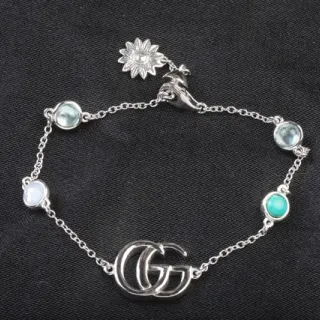 Gucci GG Marmont سوار متعدد الأحجار الكريمة دوار الشمس