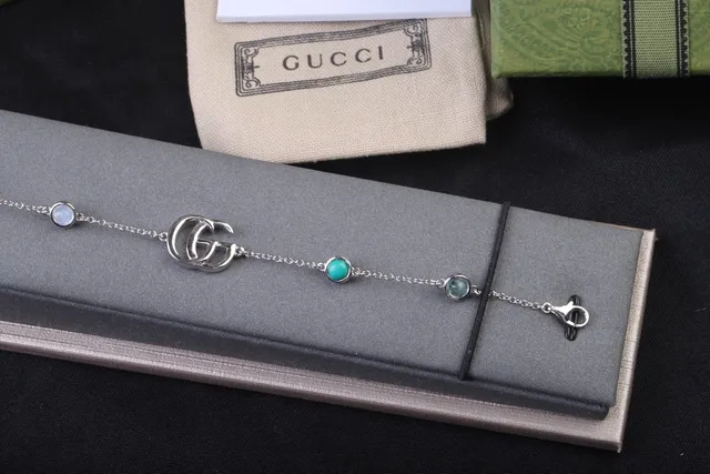 Gucci GG Marmont Multi-Gemstone Sunflower Bracelet 5
