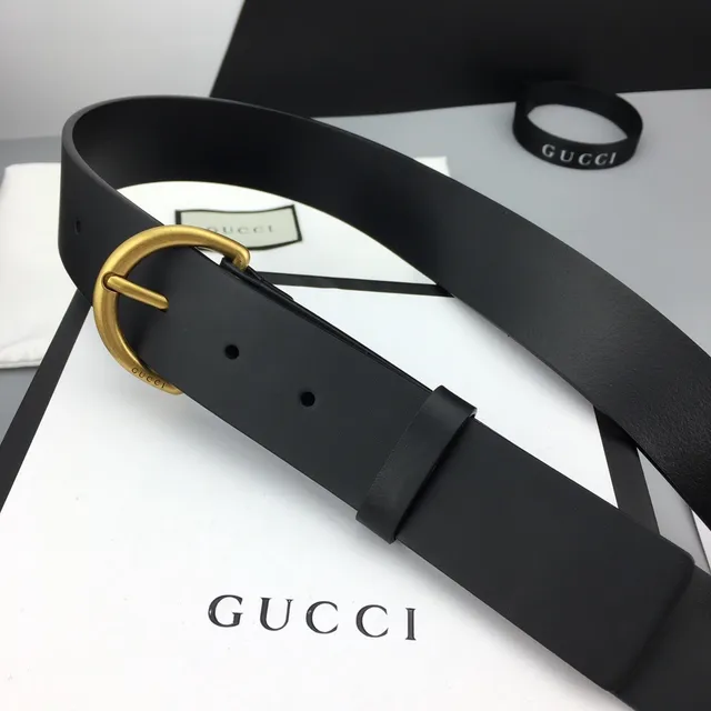 Gucci Horsebit 1955 Black Leather Belt 9