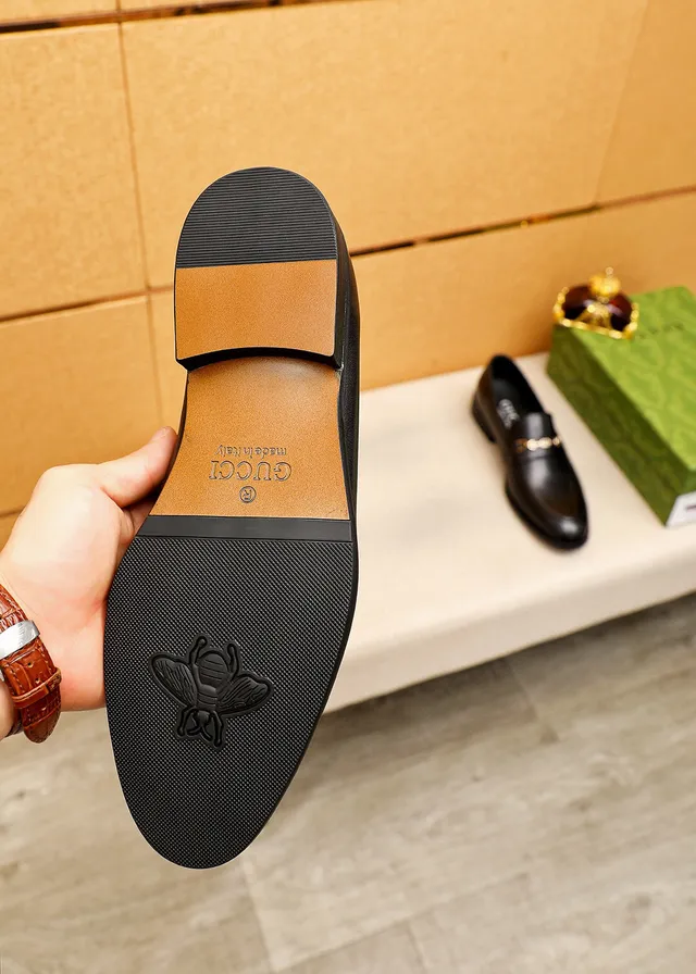 Gucci Horsebit 1955 Mocassins de couro preto com Horsebit 2