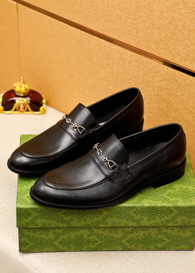 Gucci Horsebit 1955 Mocassins de couro preto com Horsebit 8