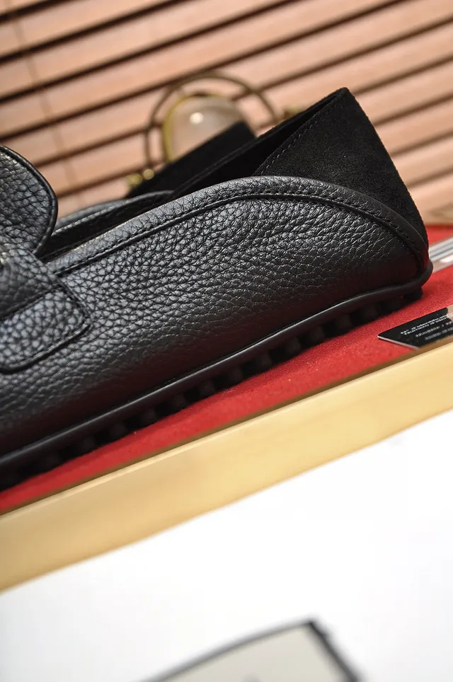 Gucci Horsebit 1955 কালো দানা চামড়া সোনার Horsebit লুফার 2