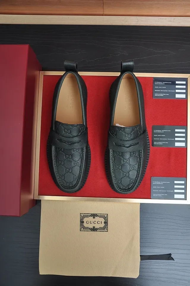 Gucci Horsebit 1955 Mocassins Cuir Noir 5