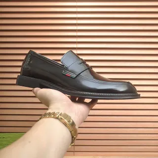 Gucci Horsebit 1955 Loafer চকচকে কালো পেটেন্ট চামড়ার লোফার