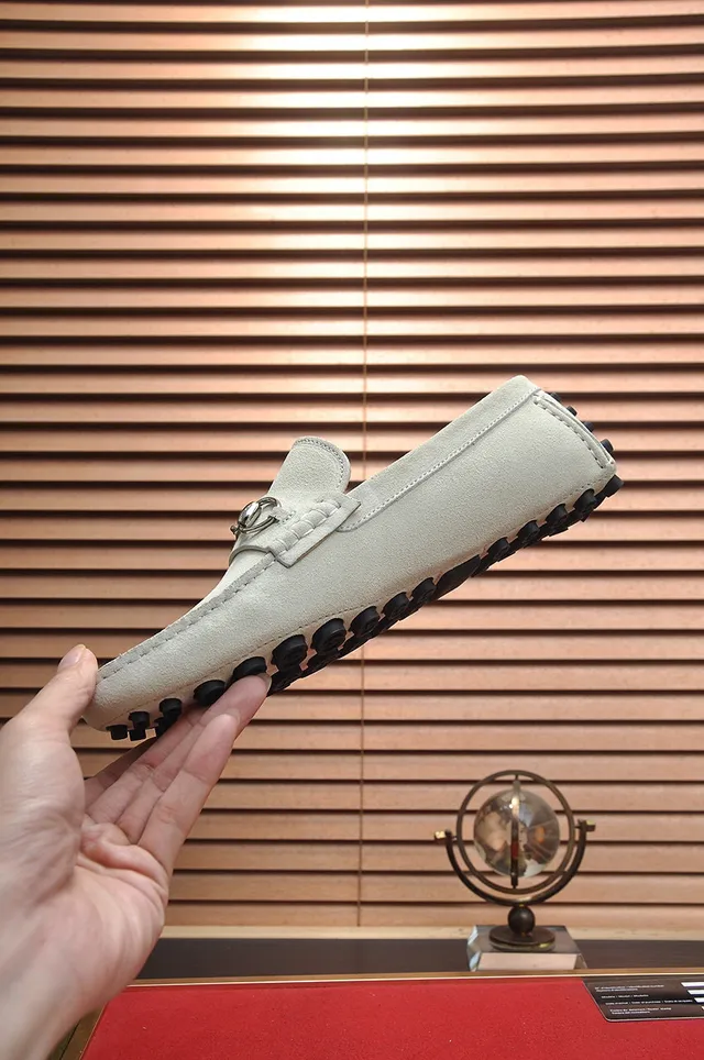 Gucci Horsebit 1955 Off-White mocassins en daim 5