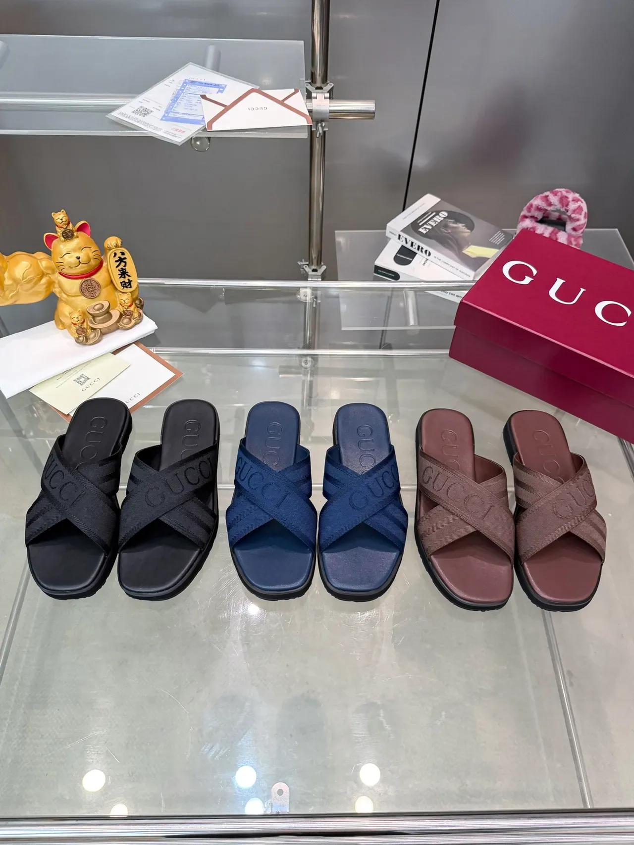 Gucci Logo 带 休闲凉鞋 2