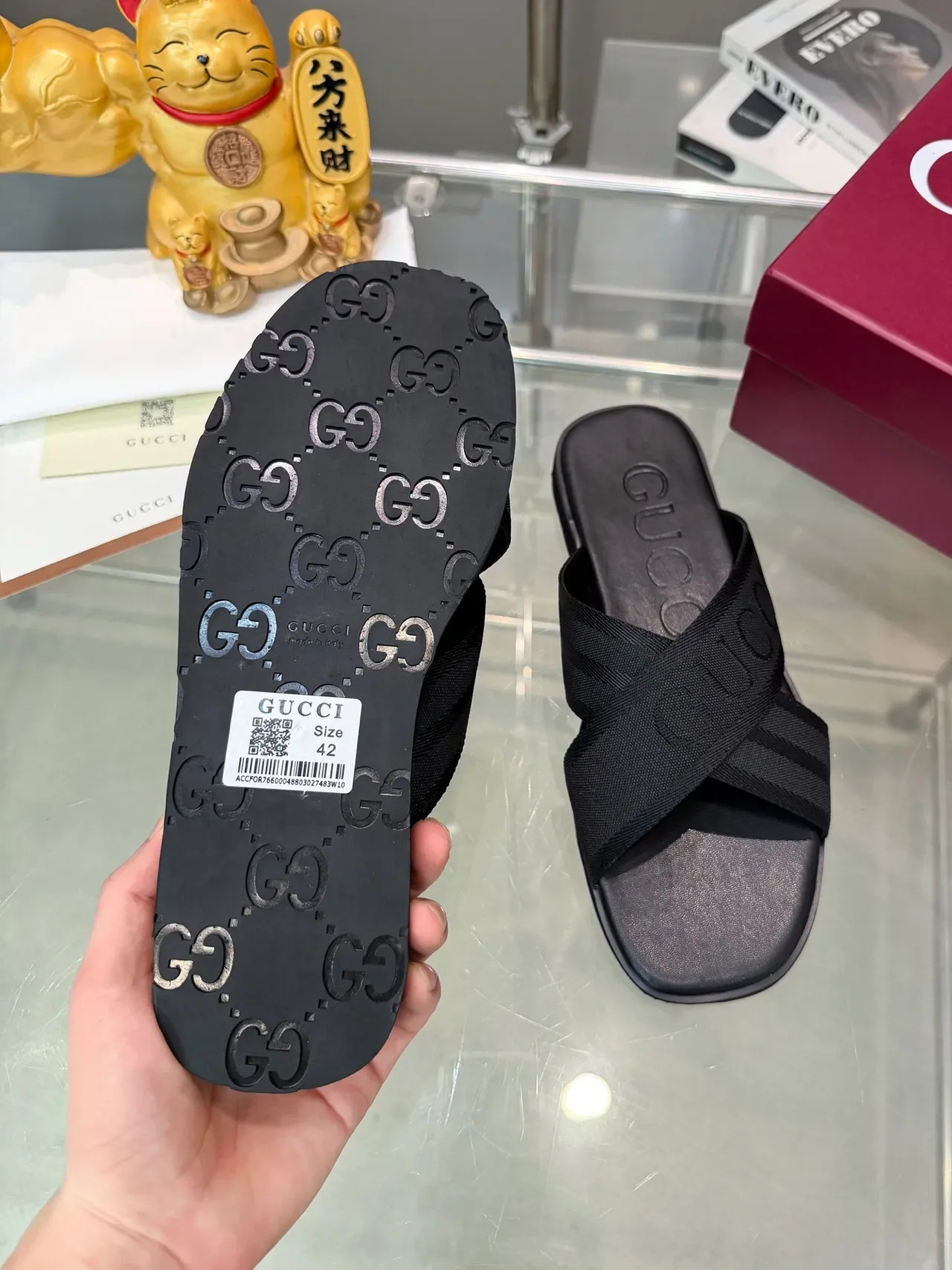 Gucci Logo 带 休闲凉鞋 3