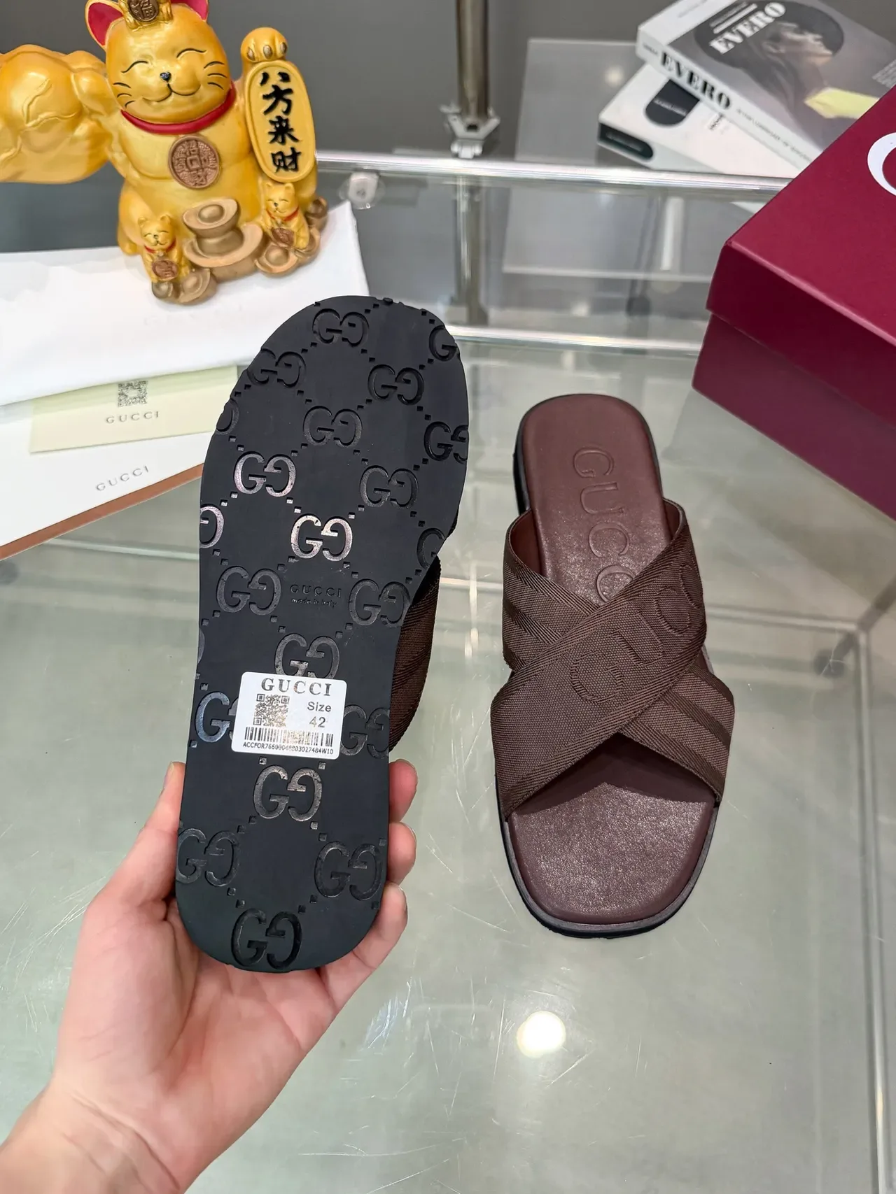 Gucci Logo 带 休闲凉鞋 5