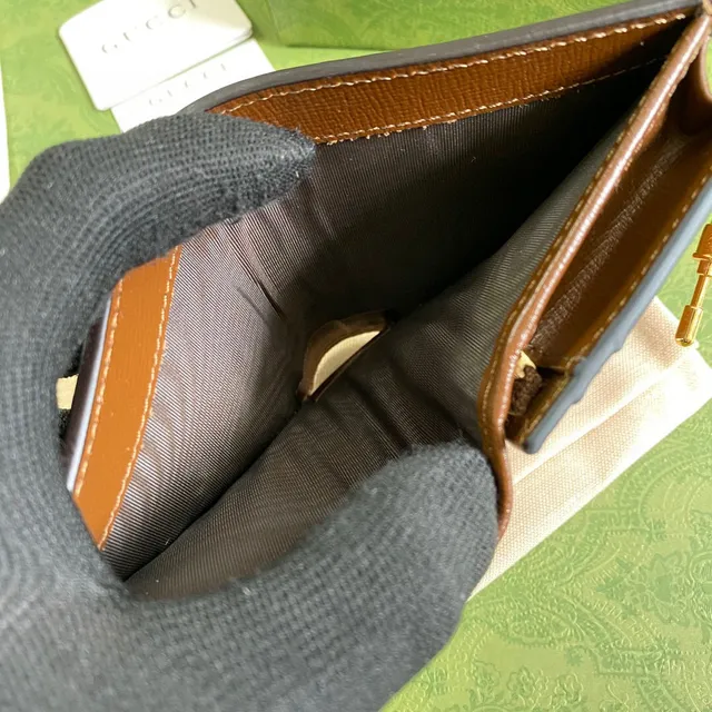 Gucci Ophidia GG Canvas and Leather Short Wallet 2