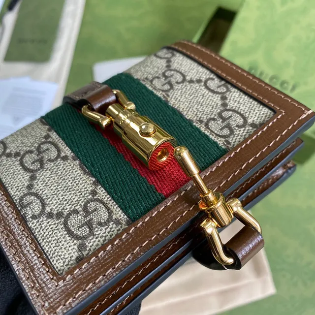 Gucci Ophidia GG Canvas and Leather Short Wallet 5