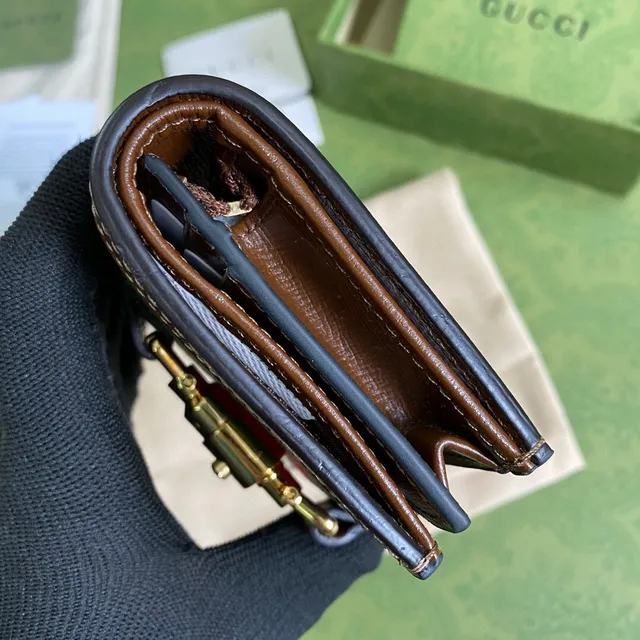 Gucci Ophidia GG Canvas and Leather Short Wallet 6