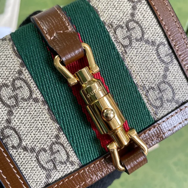 Gucci Ophidia GG Canvas and Leather Short Wallet 7