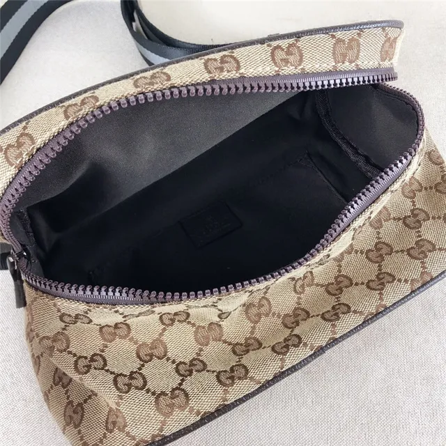 Gucci Ophidia GG Monogram بيج وبني حقيبة على الكتف 10