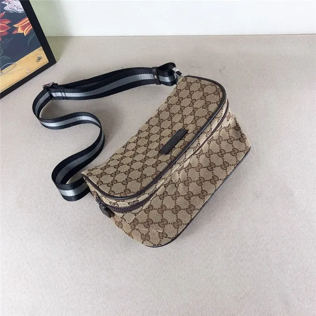 Gucci Ophidia GG Monogram بيج وبني حقيبة على الكتف 13