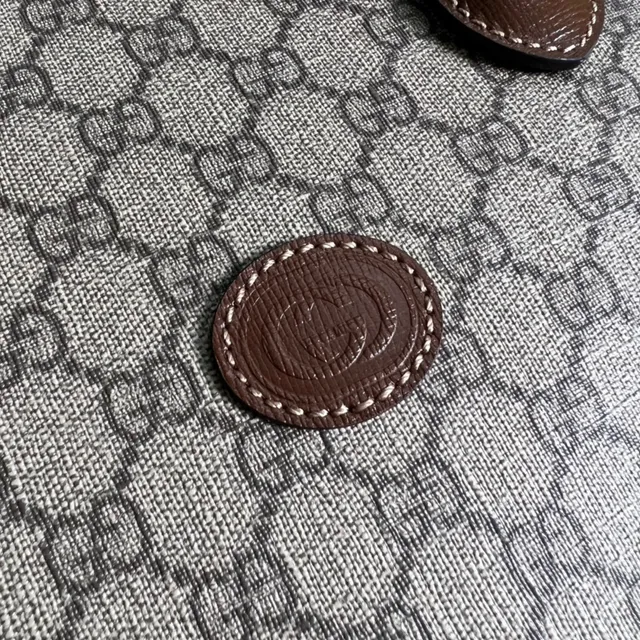 Gucci Ophidia GG Monogram Canvas bolso tote beige y marrón 6