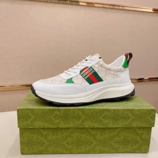 Gucci Screener GG Monogram Web Stripe Chunky Sneakers