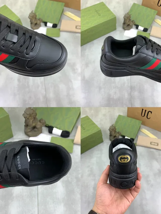Gucci Tennis 1977 noir vert rouge Web lifestyle sneakers 2