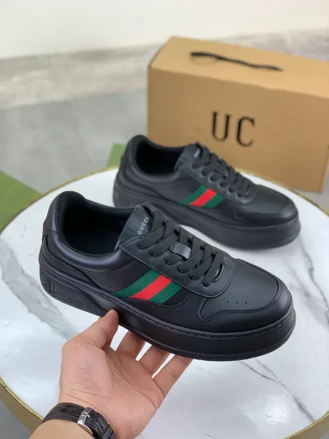 Gucci Tennis 1977 noir vert rouge Web lifestyle sneakers 4