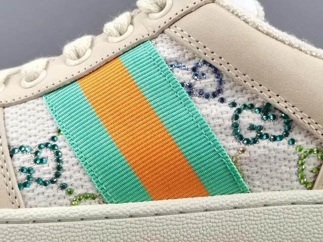 Gucci Tennis 1977 Multicolor Web Stripe Lifestyle Sneakers 8