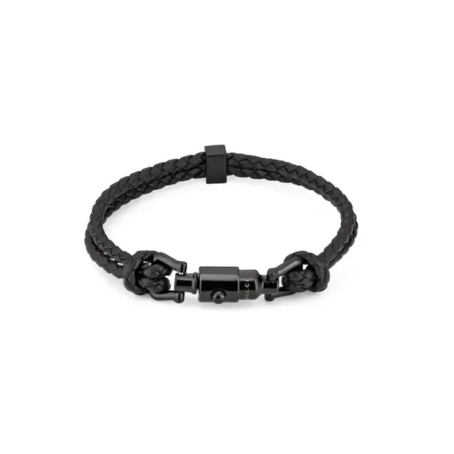 Gucci Web Bracelet Rouge et Vert en Cuir Tressé 6