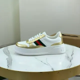 Gucci 白金 低帮 平台底 生活方式运动鞋