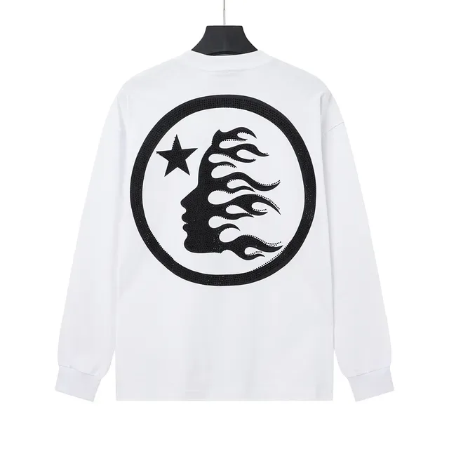 Hellstar 图案印花长袖圆领T恤 4