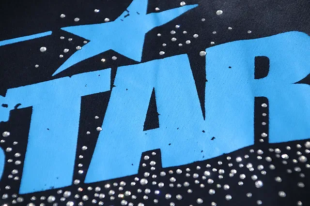 T-shirt Hellstar oversize à imprimé graphique noir et bleu 11