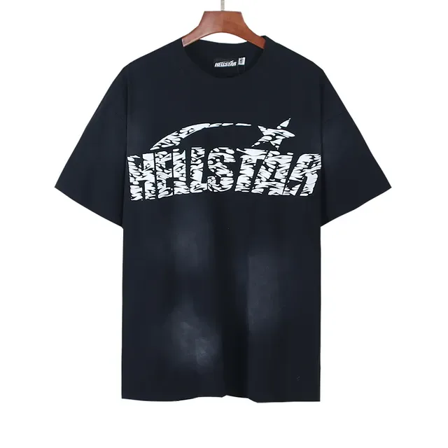 Hellstar Graphic Print Oversized Navy T-Shirt 5