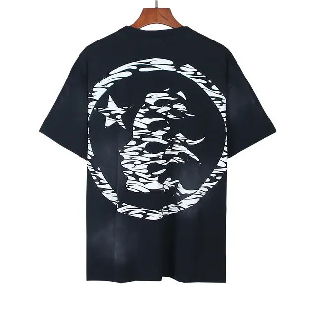 Hellstar Graphic Print Oversized Navy T-Shirt 6