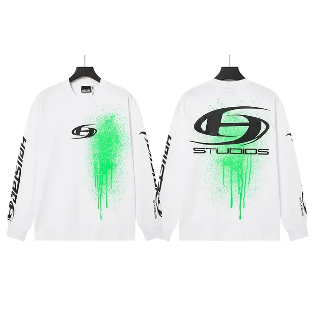 Camiseta de manga longa Hellstar com gráfico spray 3