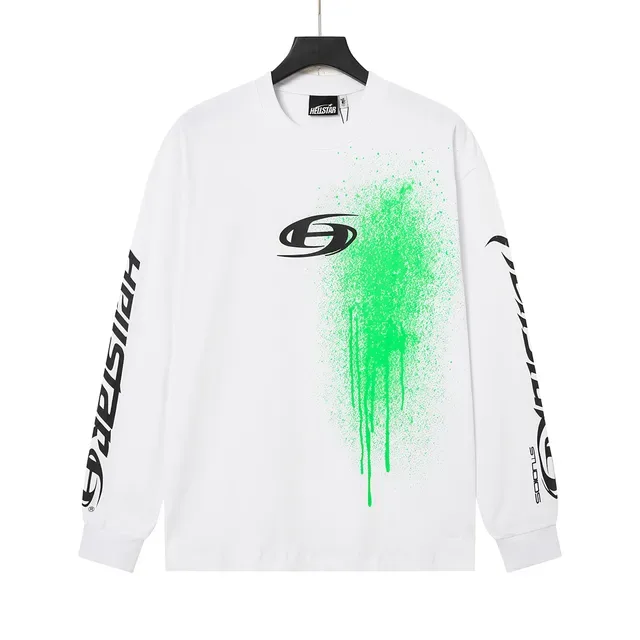 Camiseta de manga longa Hellstar com gráfico spray 4