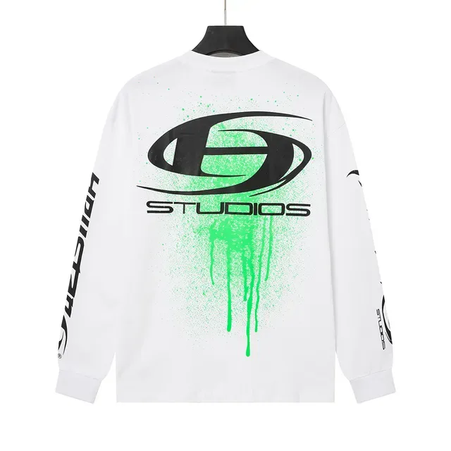 Camiseta de manga longa Hellstar com gráfico spray 5