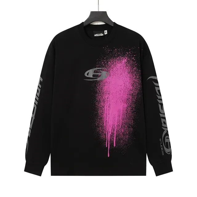 Camiseta de manga longa Hellstar com gráfico spray 7