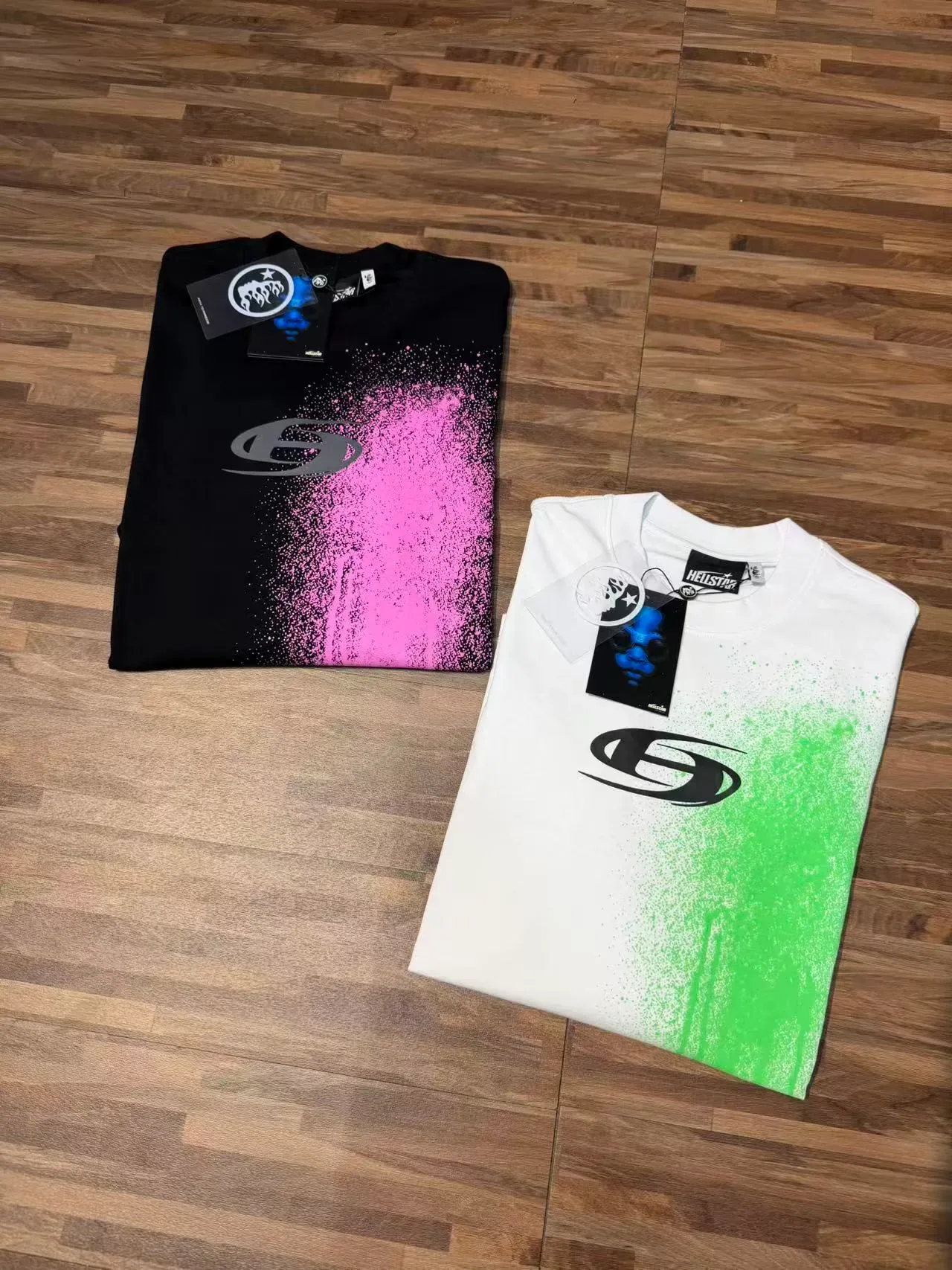 Camiseta de manga longa Hellstar com gráfico spray 15