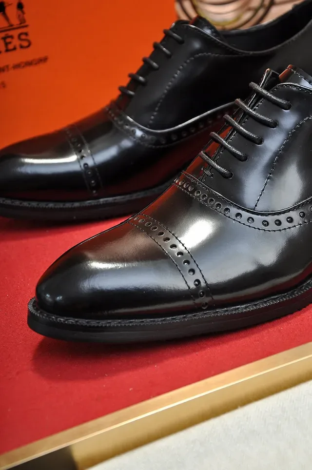 Hermès ক্যাপ-টু ব্রোগ অক্সফোর্ড জুতো 3