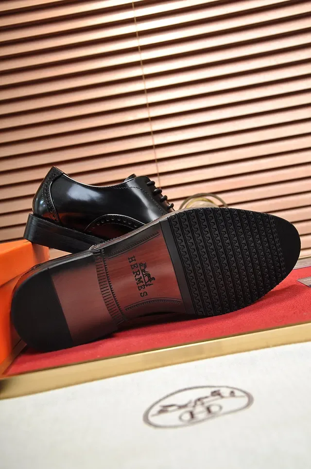 Hermès ক্যাপ-টু ব্রোগ অক্সফোর্ড জুতো 4