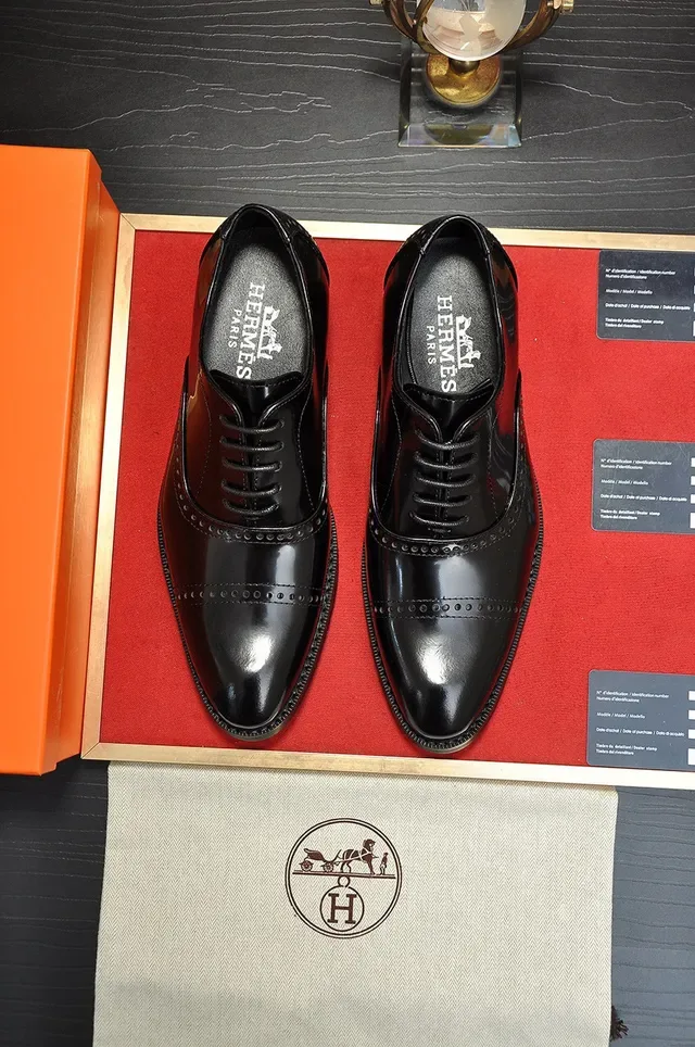 Hermès ক্যাপ-টু ব্রোগ অক্সফোর্ড জুতো 9