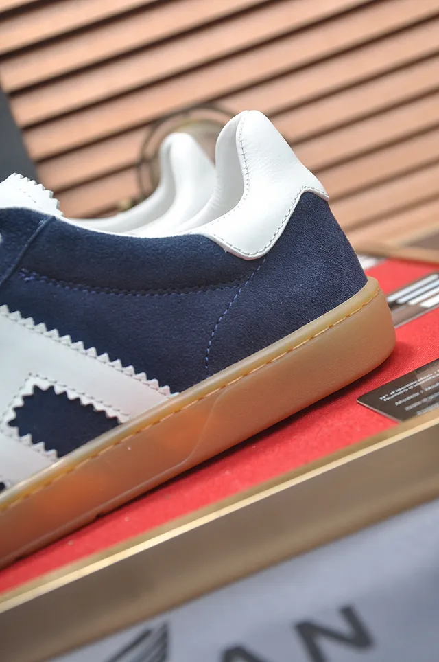Hogan Navy White Suede H-Panel Lifestyle Sneakers 9