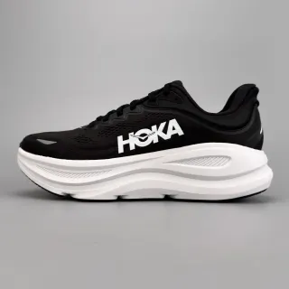 Hoka काली सफेद इंजीनियर मेश अपर ओवरसाइज मिडसोल रनिंग जूते