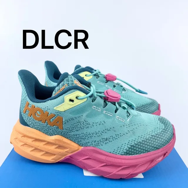 Hoka violet rose, upper de knit ingénieril supérieur, midsole chunky cushionée, chaussures de course 5